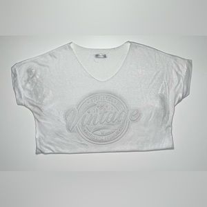 New Collection White Shimmer Top